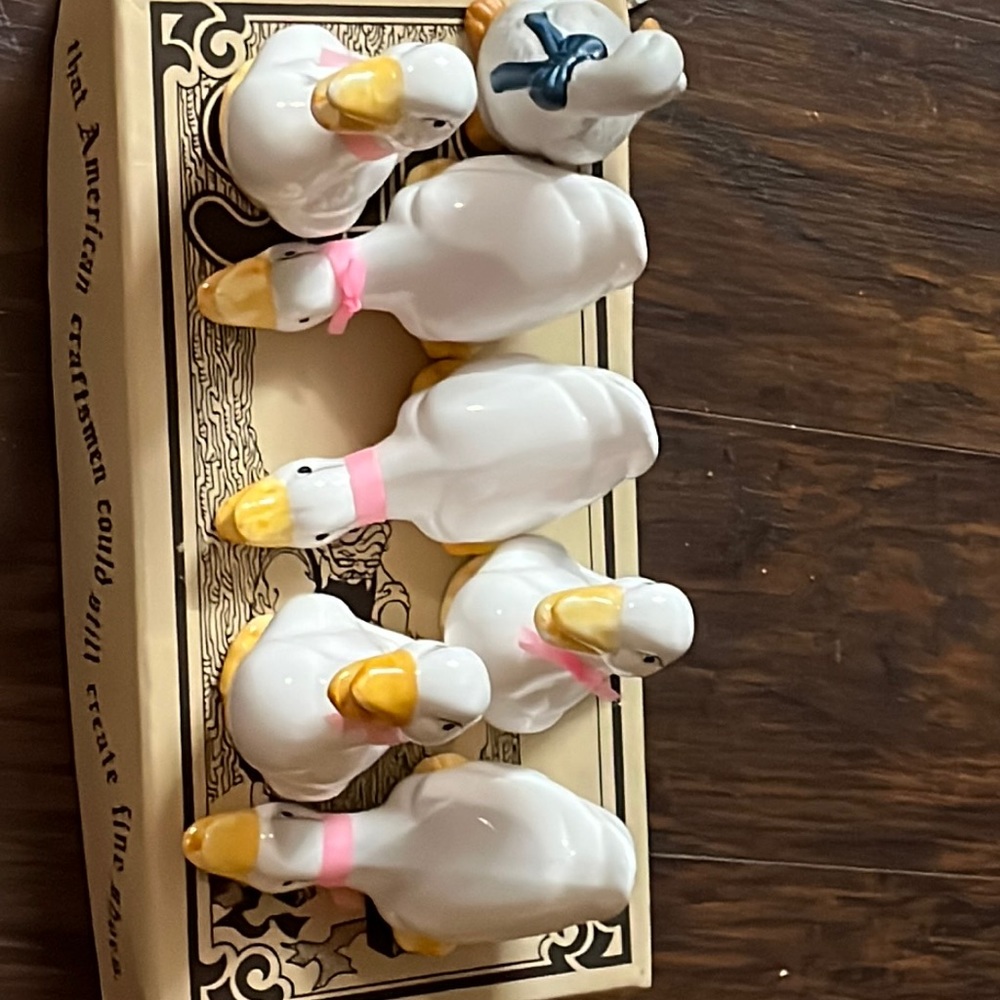 Vintage duck statues